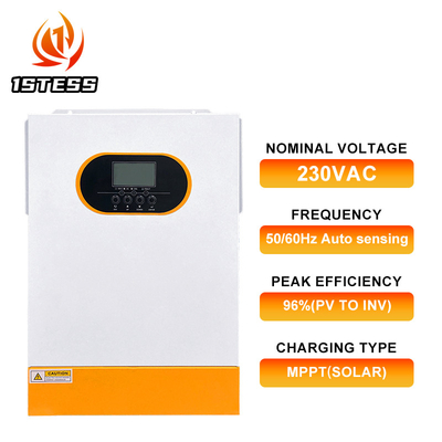 48V 3.5KW सौर हाइब्रिड इन्वर्टर ऑफ ग्रिड इन्वर्टर 5.5KW 6.2KW एमपीपीटी हाइब्रिड इन्वर्टर