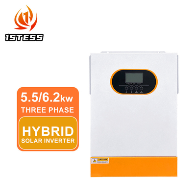 थोक 48V सौर हाइब्रिड इन्वर्टर ऑन/ऑफ ग्रिड 230VAC 5.5KW 6.2KW
