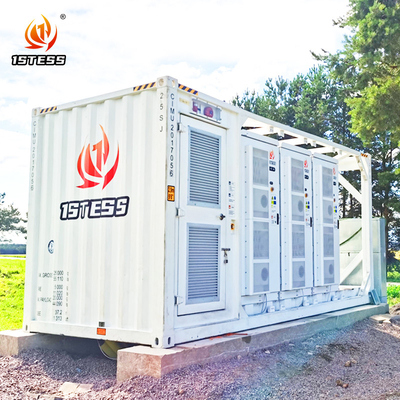 ऊर्जा भंडारण प्रणाली लिथियम बैटरी पावर कंटेनर तरल शीतलन 500 KWh 1MWh 2MWh कंटेनर ऊर्जा भंडारण