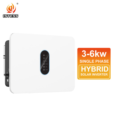 360V 3kw 4.6kw सिंगल फेज हाइब्रिड इन्वर्टर IP66 5kw 6kw हाइब्रिड सोलर इन्वर्टर ऑन/ऑफ ग्रिड 360V 3.6kw सोलर इन्वर्टर एमपीपीटी के साथ