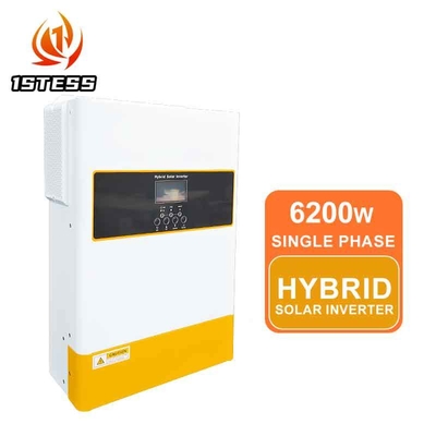 स्वीकार्य इनपुट वोल्टेज रेंज 170-280VAC व्यक्तिगत कंप्यूटर के लिए 6.2kW 48V बैटरी और MPPT के साथ एकल चरण सौर इन्वर्टर