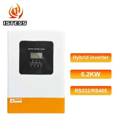 48V 5.5kW 6.2kW Single Phase MPPT Hybrid Solar Inverter Pure Sine Wave For Multiple Applications