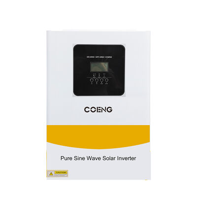 Robust Detachable Dust Cover Hybrid Solar Inverter 48V 6.2kw Single Phase Pure Sine Wave Off Grid MPPT