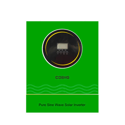 48V 5.5kw 6.2kw हाइब्रिड सोलर इन्वर्टर ऑफ ग्रिड सिंगल फेज प्योर साइन वेव लिथियम बैटरी एक्टिवेशन और बिल्ट-इन MPPT सोलर चार्जर के साथ