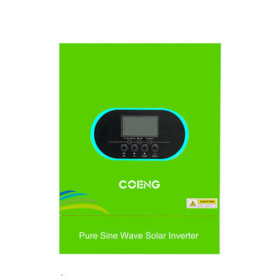 48 वी हाइब्रिड सोलर इन्वर्टर ऑफ ग्रिड 5.5kw 6.2kw एकल चरण शुद्ध साइन वेव वाईफाई वैकल्पिक रिमोट मॉनिटरिंग और एमपीपीटी के साथ