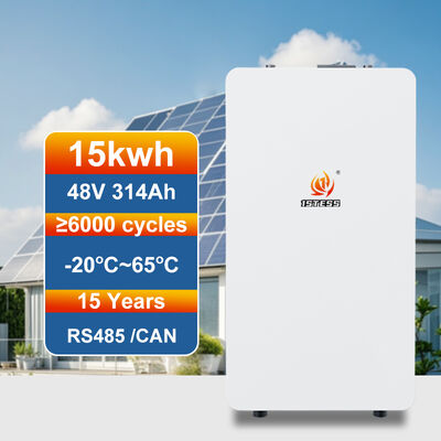 ऑफ ग्रिड हाइब्रिड इन्वर्टर सिस्टम के लिए रैक माउंटेड 15kWh लिथियम बैटरी 48V