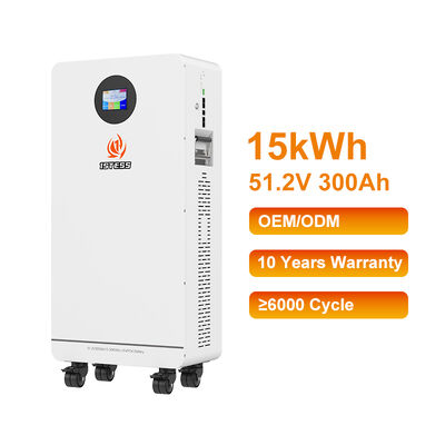स्मार्ट होम स्टोरेज पावर 300Ah क्षमता 15.36kWh टच स्क्रीन रीयल-टाइम मॉनिटर सुरक्षित संरक्षित
